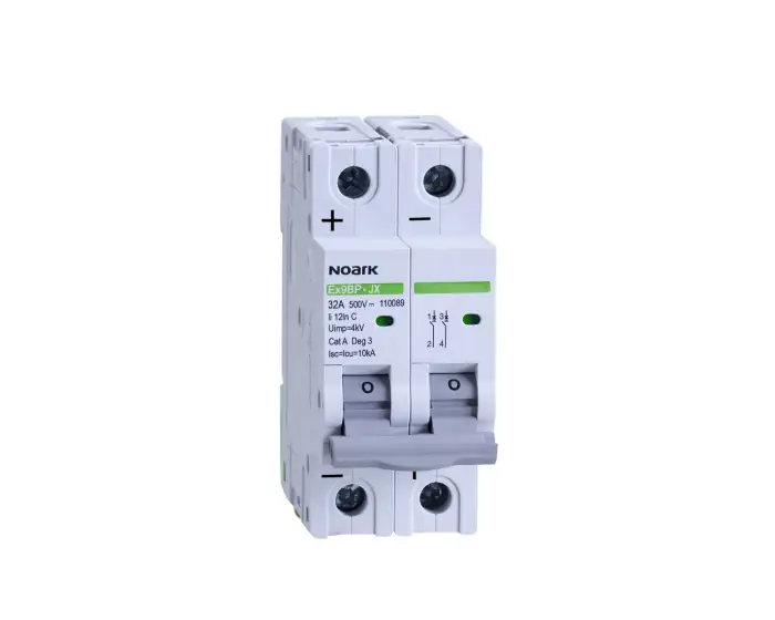 Μικροαυτόματος 25Α, 2-πόλοι, 500V DC, Ex9BP-JX