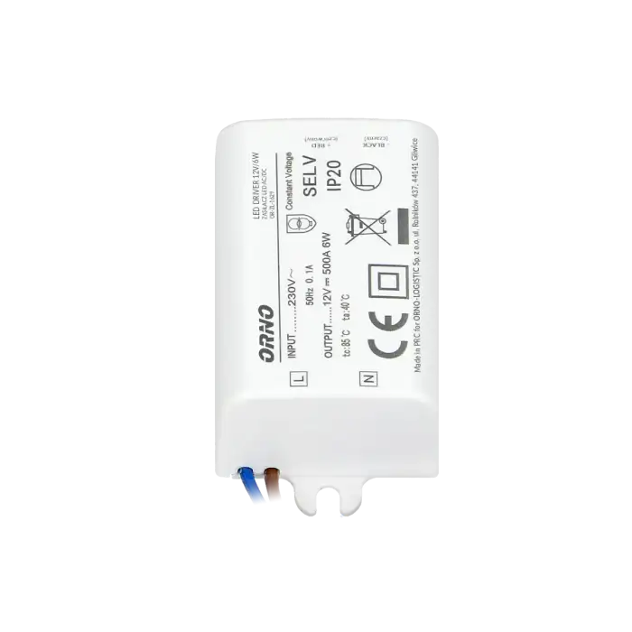 Τροφοδοτικό για LED, MINI, IP20, 6W, 12V