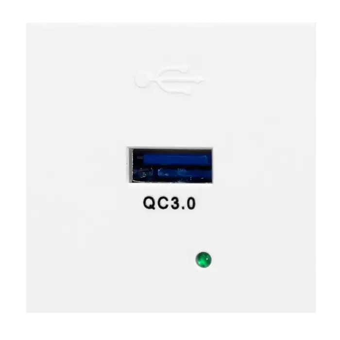 Θύρα USB QC3.0 για module της σειράς NOEN 9010 - 3A / 5V; 2A / 9V; 15A / 12V