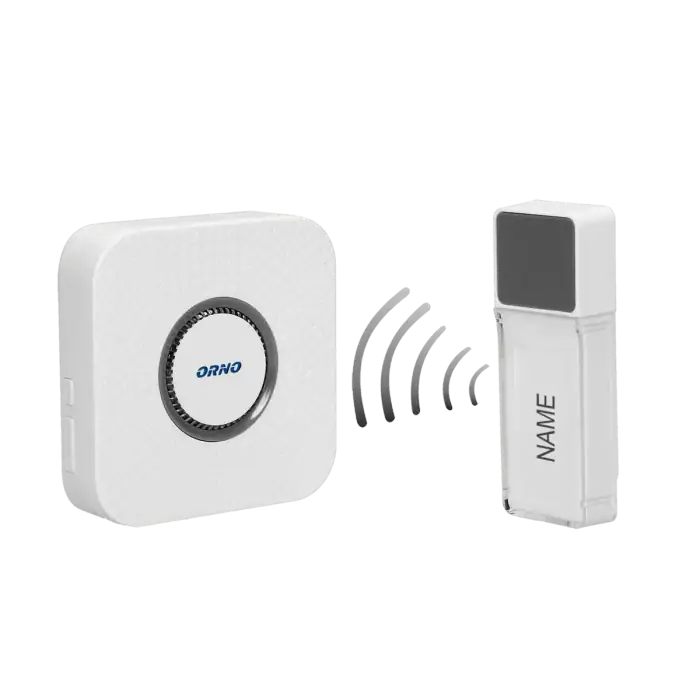 TORINO 2 DC wireless doorbell with learning system and 58 ringtones, operation range up to 400m