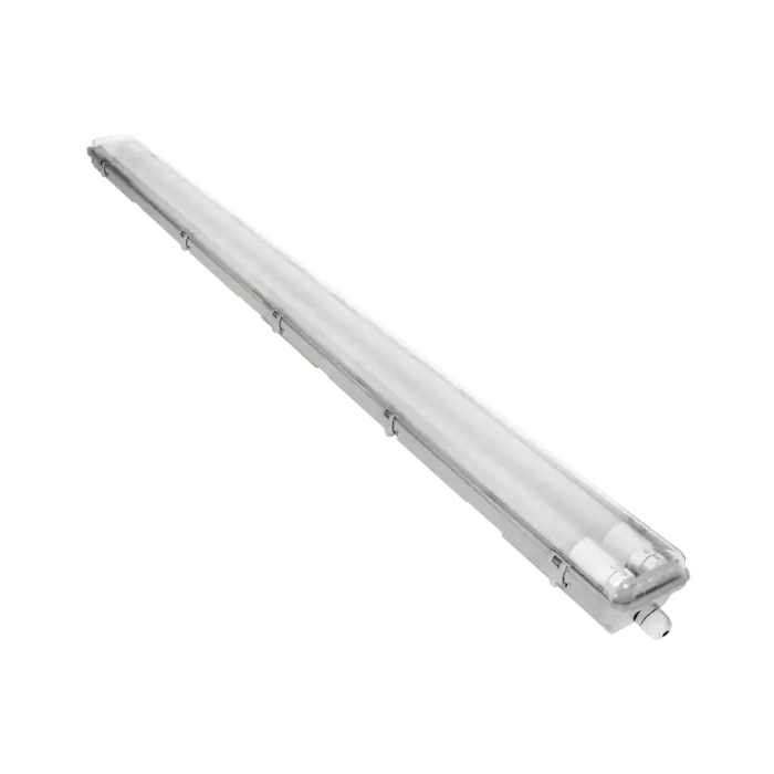Στεγανό φωτιστικό VUMBI II T8 LED 2x18W, 3600lm, IP65, 4000K, με λυχνίες LED T8