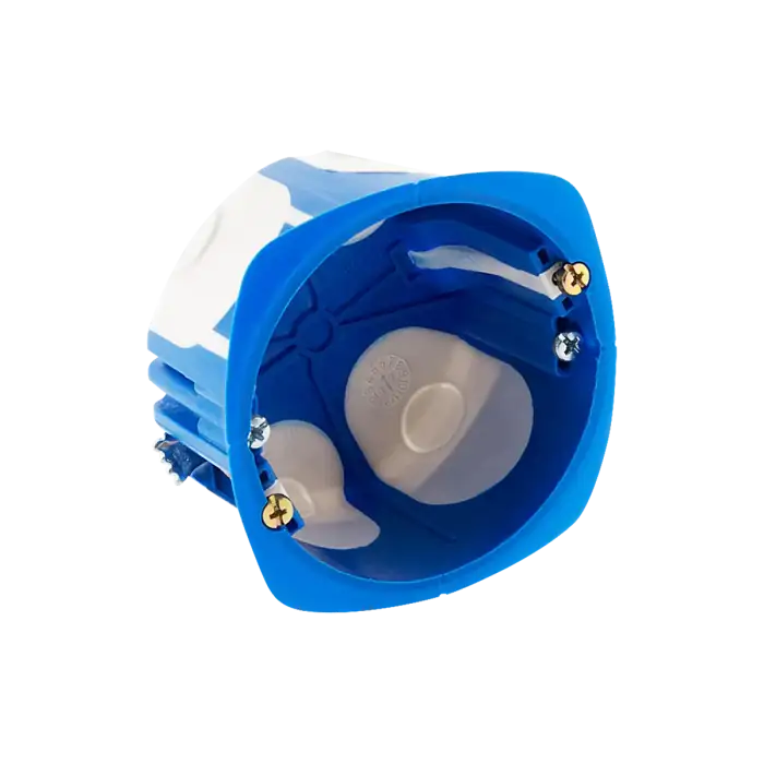 In-wall junction box, windproof, single, 60mm