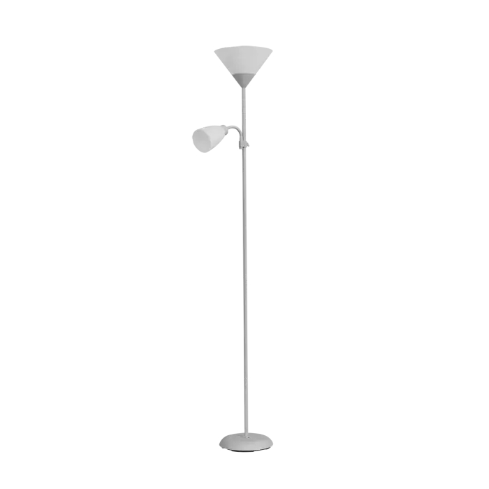 Φωτιστικό δαπέδου URLAR, 175 cm, μέγιστο 25W E27, μέγιστο 25W E14, γκρι
