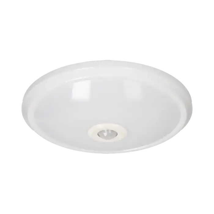 ZONDA LED 16W, ceiling light with motion sensor, 1100lm, IP20, 4000K,milky PC, white