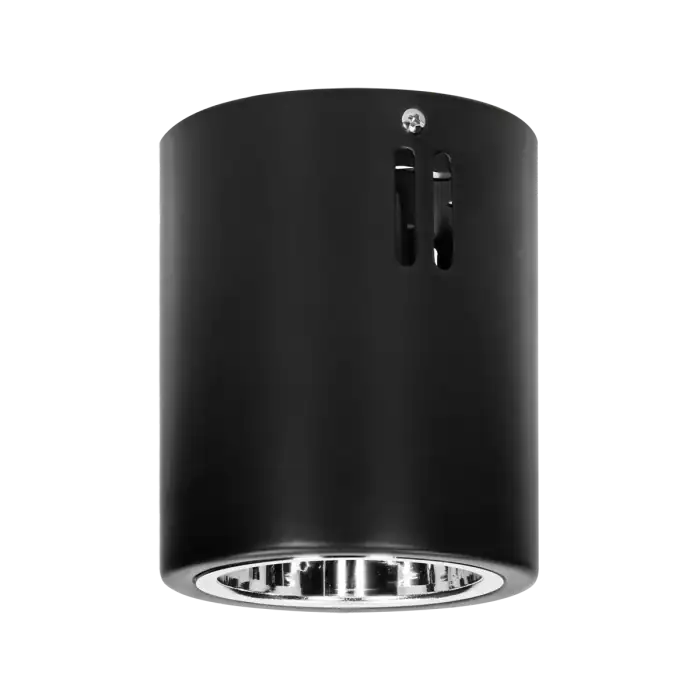 KORIN 10, φωτιστικό οροφής, 60W, E27, ατσάλι, μαύρο