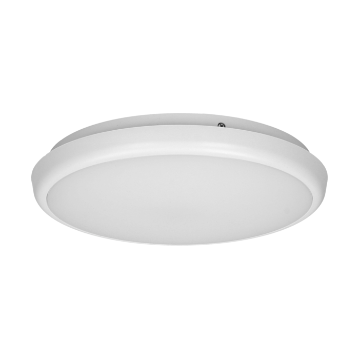 CERS LED ceiling light, 16W, 1300lm, IP65, 4000K, milky PC, white