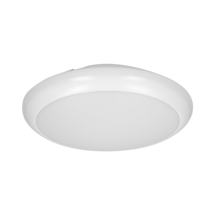 LAPIS LED 12W ceiling light, 800lm, IP65, 4000K, IK10, milky PC, white