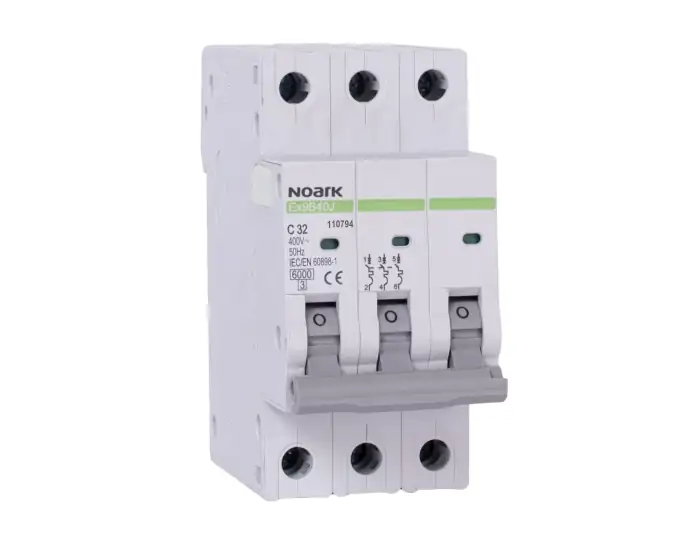 Slim miniature circuit breakers Ex9B40J 3P C3 6kW