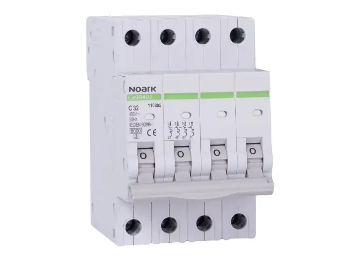 Slim miniature circuit breakers Ex9B40J 4P B32 6kW