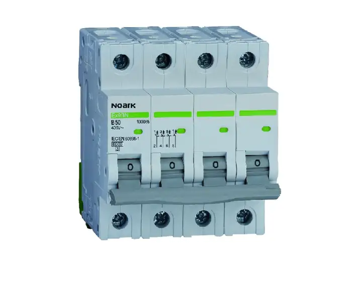 Miniature Circuit Breaker 6 kA, characteristic B, 50 A, 4-pole