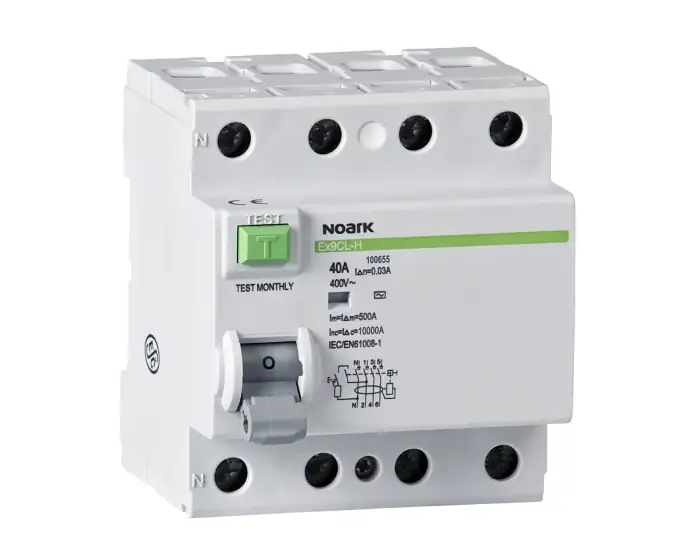 Residual Current Circuit Breaker, Icn=10kA, 4-pole, In=80A, I?n=300mA, typ S+AC