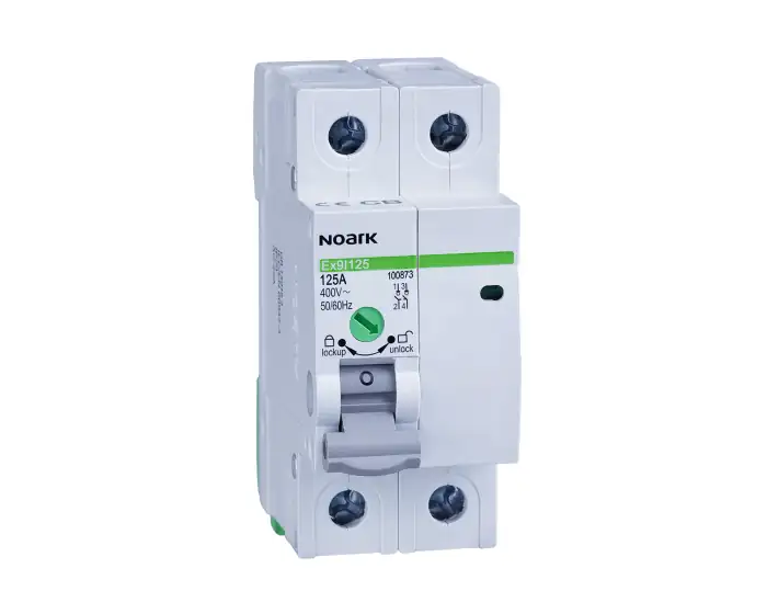 Isolator, width 2 modules, 2-pole, 16A