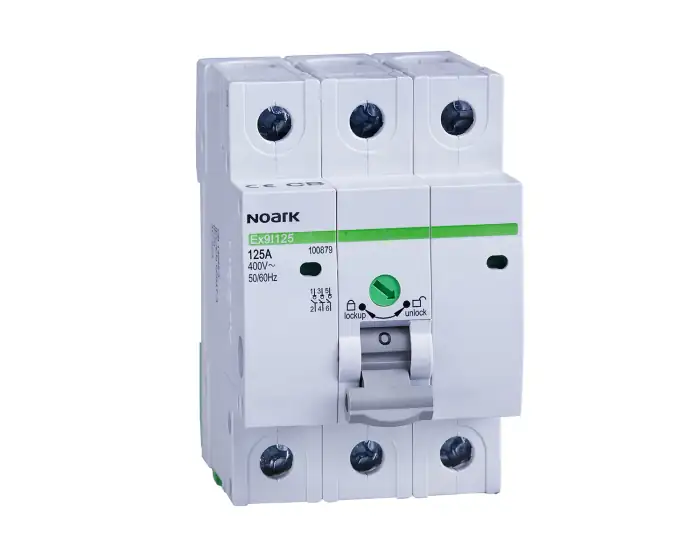 Isolator, width 3 modules, 3-pole, 40A