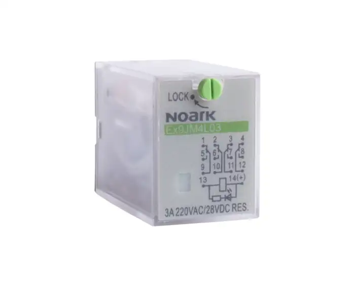 Plug-in relay 3 A, 24 V DC, 4 contatcs