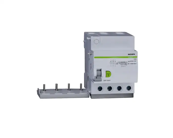 RCD add-on block for Ex9B, 4-pole, In=40A, I?n=10mA