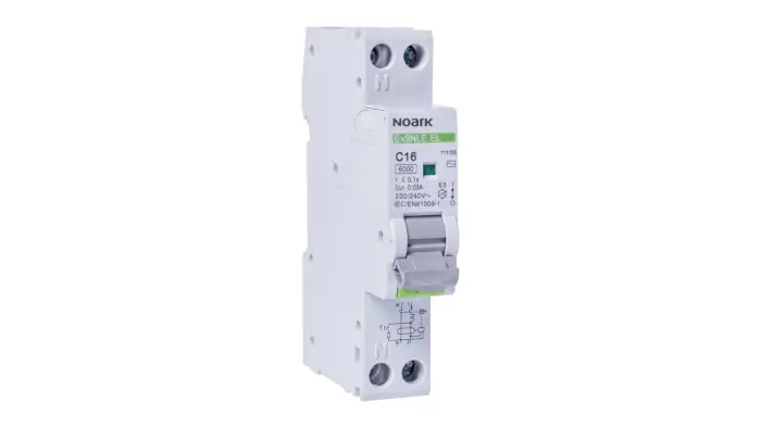 Electronic RCBO, 1 module, Icn=6kA, 1+Npole, char. C, In=25A, IΔn=30mA, typ A