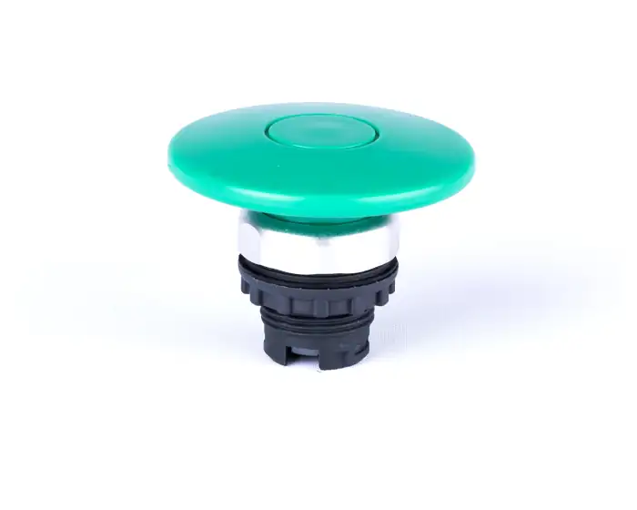 Mushroom button head, 60 mm, momentary, without printing, green