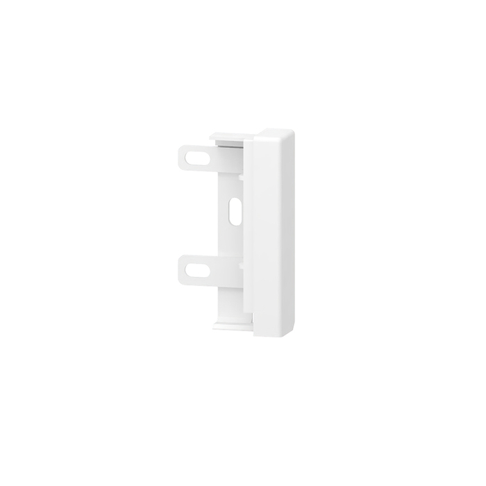 End-piece right 4D 20x80-9010, plastic hf, white