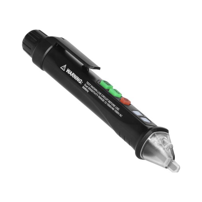 Test screwdriver intact for AC/DC 12-1000V Black