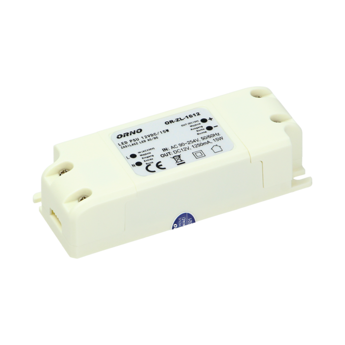 Τροφοδοτικό 15W - 90-254V AC - 12V DC - 1.25Α - IP20 - 100 / 25 / 40