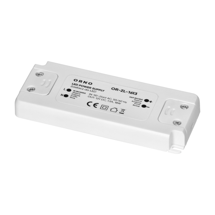 Τροφοδοτικό 18W - 90-254V AC - 12V DC - 1.5Α - IP20 - 120 / 28 / 42