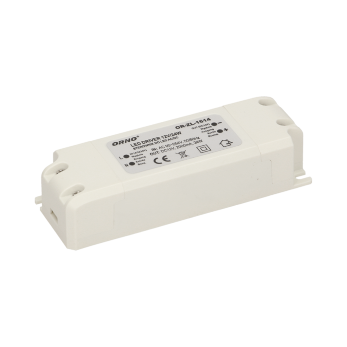 Τροφοδοτικό 24W - 90-254V AC - 12V DC - 2Α - IP20 - 120 / 28 / 42