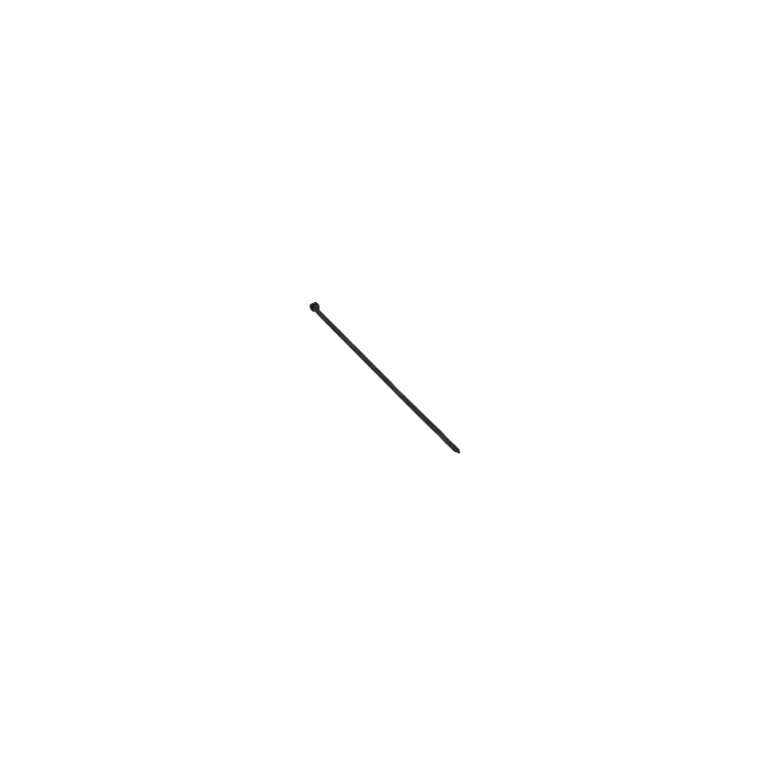 Δεματικά μαύρα 150 / 2.5 (100τμχ)