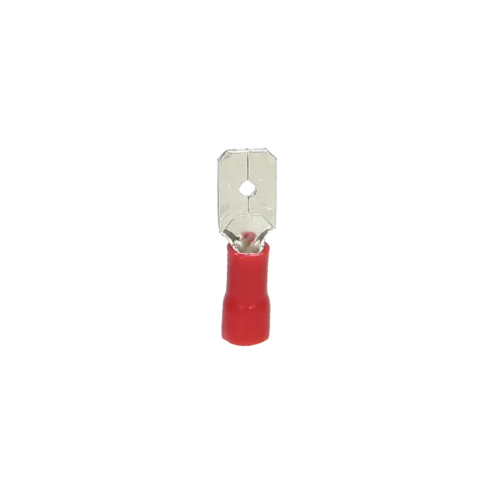 Insulated blade terminal, max. section 1mm², width: 6.3mm, blister pack: 10szt