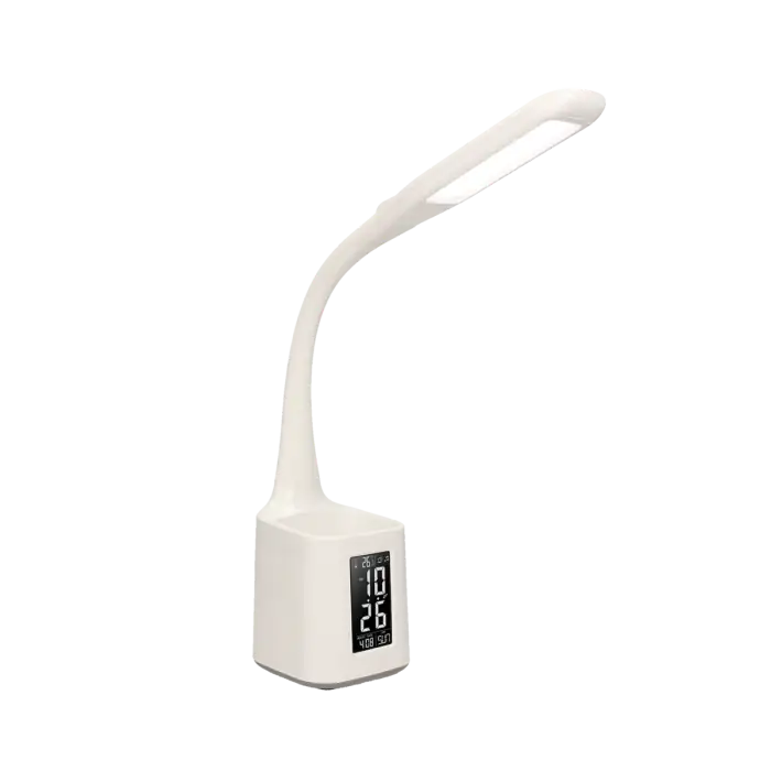 LED desk lamp KORAL with LCD display and pen holder, 6W