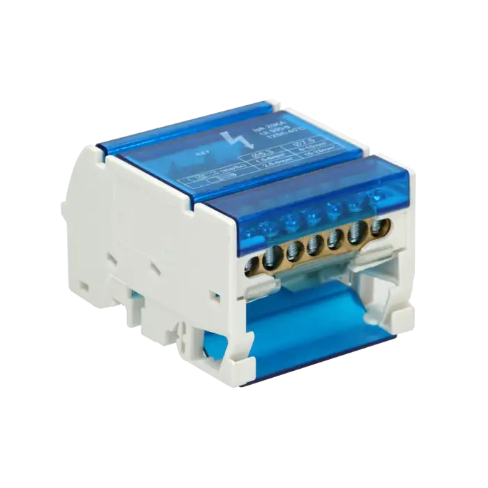 4-row power distribution block, 7 cables