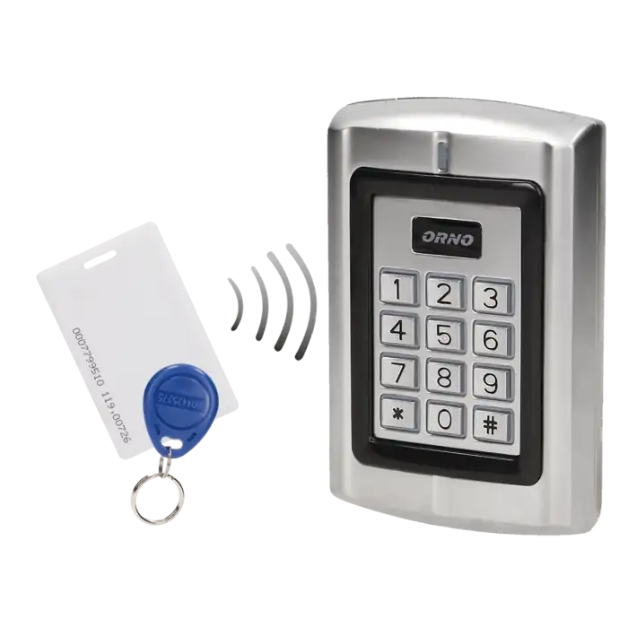 Ψηφιακό access control (slim line) με λειτουργία κάρτας μαγνητικού κλειδιού και χειριστηρίου με κέλυφος αλουμινίου