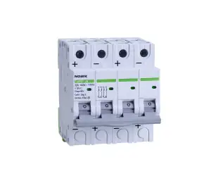 DC Miniature Circuit Breaker 10 kA, characteristic C, 16 A, 1000 V DC, 4-pole