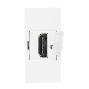 NOEN HDMI socket module for furniture connection panel, white