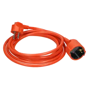 Garden extension cord with 1 Schuko socket, PVC 3x1.5mm2, 25m long