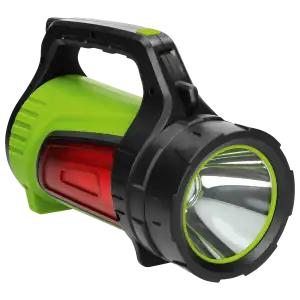 Rechargeable LED flashlight - searchlight 10W, 1000lm, 4000mAh, power bank, battery indicator