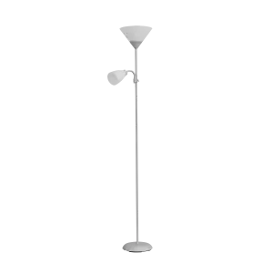 Φωτιστικό δαπέδου URLAR, 175 cm, μέγιστο 25W E27, μέγιστο 25W E14, γκρι