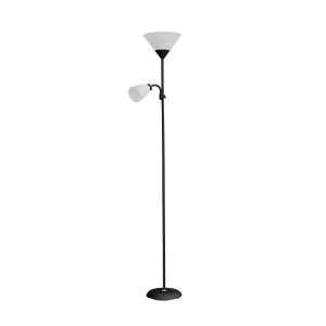 Φωτιστικό δαπέδου URLAR, 175 cm, μέγιστο 25W E27, μέγιστο 25W E14, μαύρο