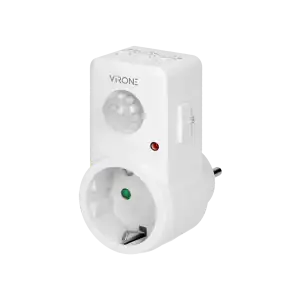 Plug-in motion detector, 120°, IP20, 280W, Schuko