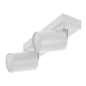 DOA SP 2 wall and ceiling light, GU10, max. 2x50W, IP20, white