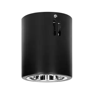 KORIN 10, φωτιστικό οροφής, 60W, E27, ατσάλι, μαύρο