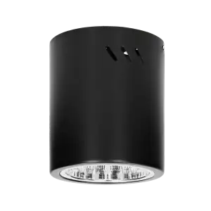 KORIN 13, φωτιστικό οροφής, 60W, E27, ατσάλι, μαύρο