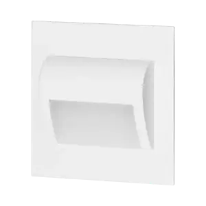 DRACO LED NEW 1.5W, flush-mounted staircase fitting 12VDC, 30lm, 3000K, white, innovative installation