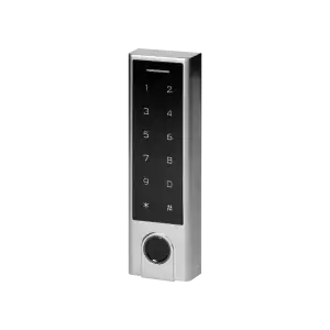 Ψηφιακό access controlμε λειτουργία κάρτας μαγνητικού κλειδιού και χειριστηρίου με κέλυφος αλουμινίου-γυαλιού, κουδούνι και Bluetooth, SUPER SLIM