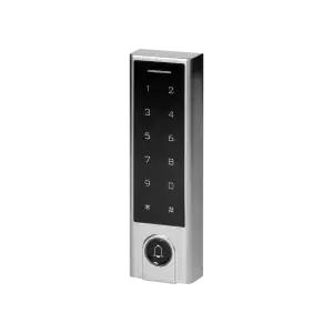 Code lock with card and proximity tags reader, fingerprints reader and Bluetooth, SUPER SLIM, IP68, 3A relay,