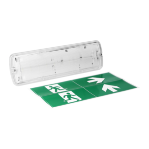 Mains -operated luminaire with emergency mode METU LED 2.7W, 3H, IP65, 6000K