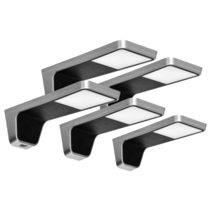 Σετ 5 x NELA under-cabinet LED, 2x2W+7.5W, 4000K, με USB, Μαύρο 