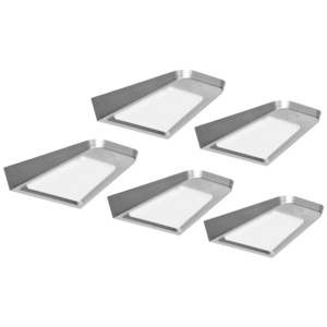 Σετ 5 x DIKI under-cabinet LED, 2W, 170lm, 4000K, με USB, Γκρι