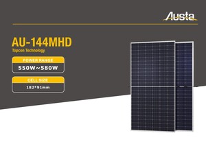 Photovoltaic panel n-type 570Wp mono-facial 2278*1134*30mm