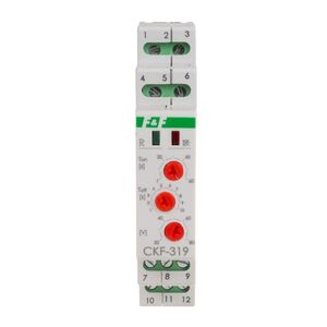 Three-phase adjustable voltage, asymmetry and sequence monitor with 4 cables