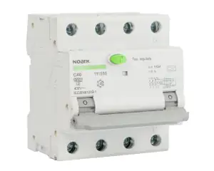 Ex9NL-N residual circuit breaker with overcurrent protection 3P+N B10 30mA